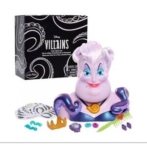 Disney Villains Fierce 'N Fun Ursula 10" Styling Head, 16 pcs, Pretend Play